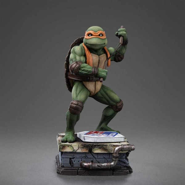 Teenage Mutant Ninja Turtles-Statue im Maßstab 1:10, Art Scale Michelangelo, 19 cm