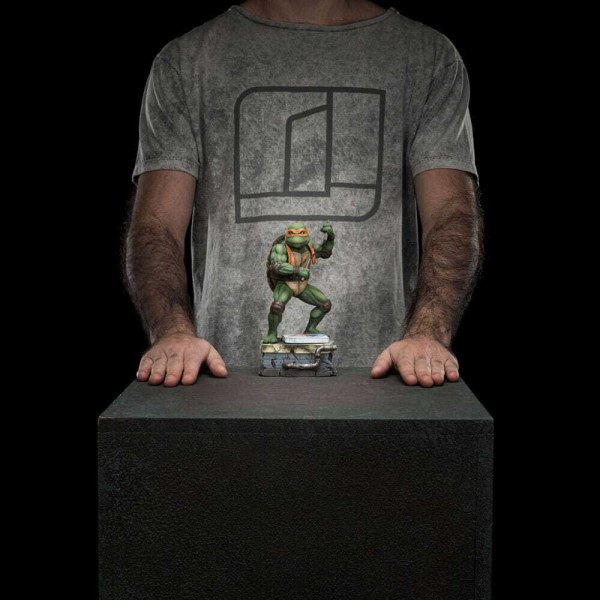 Teenage Mutant Ninja Turtles-Statue im Maßstab 1:10, Art Scale Michelangelo, 19 cm