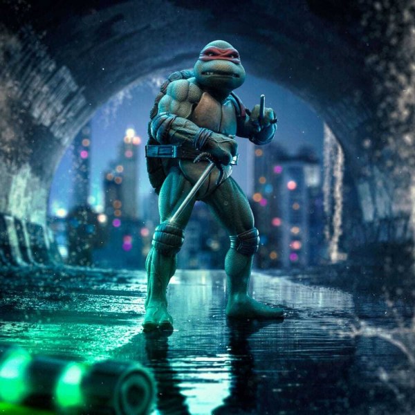 Teenage Mutant Ninja Turtles-Statue im Maßstab 1:10 von Art Scale Raphael, 21 cm
