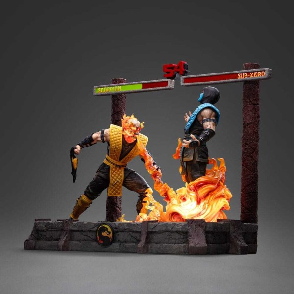 Mortal Kombat-Statue im Maßstab 1:10, Art Scale Deluxe, Scorpion Fatality, 27 cm