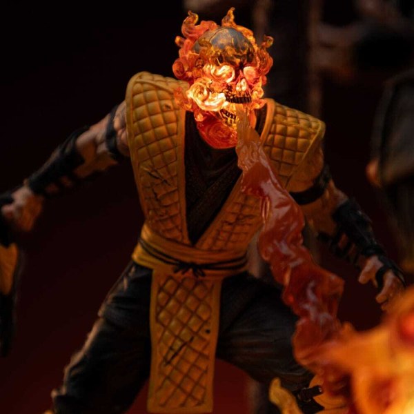 Mortal Kombat-Statue im Maßstab 1:10, Art Scale Deluxe, Scorpion Fatality, 27 cm