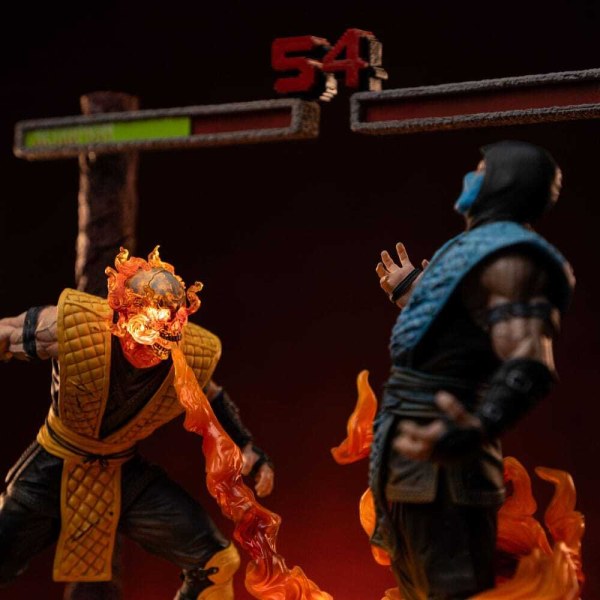 Mortal Kombat-Statue im Maßstab 1:10, Art Scale Deluxe, Scorpion Fatality, 27 cm