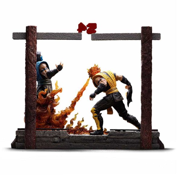 Mortal Kombat-Statue im Maßstab 1:10, Art Scale Deluxe, Scorpion Fatality, 27 cm