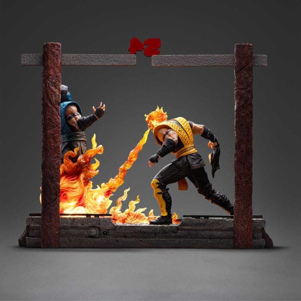 Mortal Kombat-Statue im Maßstab 1:10, Art Scale Deluxe, Scorpion Fatality, 27 cm