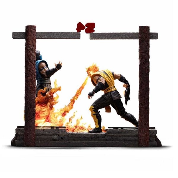Mortal Kombat-Statue im Maßstab 1:10, Art Scale Deluxe, Scorpion Fatality, 27 cm