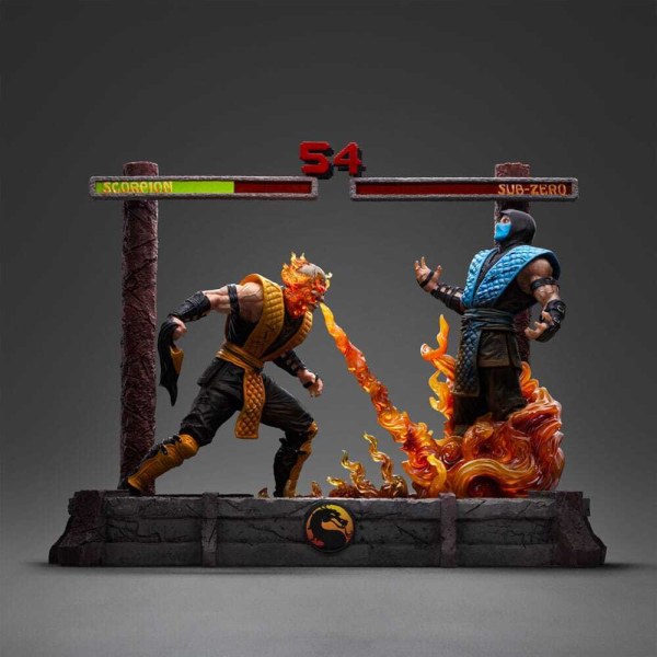 Mortal Kombat-Statue im Maßstab 1:10, Art Scale Deluxe, Scorpion Fatality, 27 cm