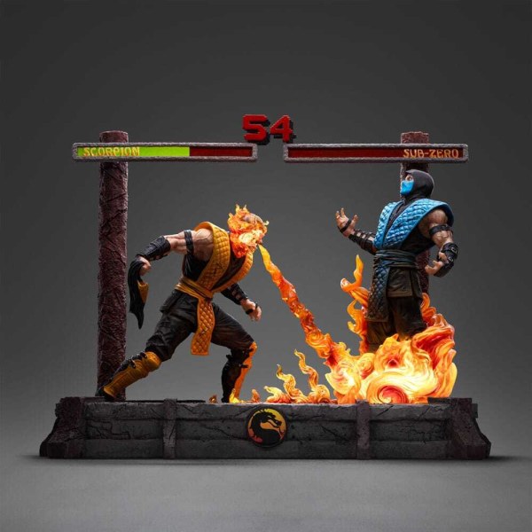 Mortal Kombat-Statue im Maßstab 1:10, Art Scale Deluxe, Scorpion Fatality, 27 cm