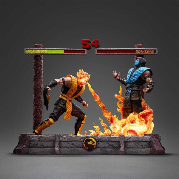 Mortal Kombat-Statue im Maßstab 1:10, Art Scale Deluxe, Scorpion Fatality, 27 cm