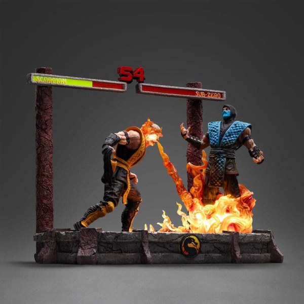 Mortal Kombat-Statue im Maßstab 1:10, Art Scale Deluxe, Scorpion Fatality, 27 cm