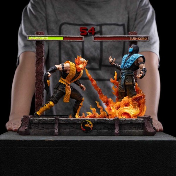 Mortal Kombat-Statue im Maßstab 1:10, Art Scale Deluxe, Scorpion Fatality, 27 cm