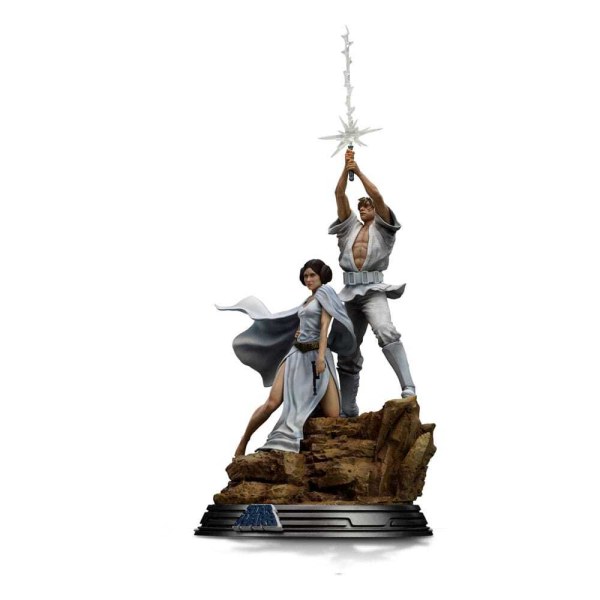Star Wars Statuette 1/10 Art Scale Deluxe Luke und Leia 41 cm