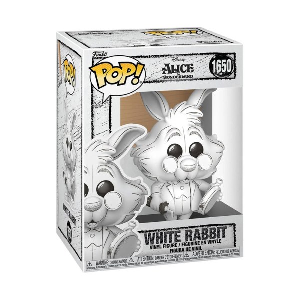 FUNKO POP! 1650 Skizzenhaftes weißes Kaninchen - Disney Alice im Wunderland