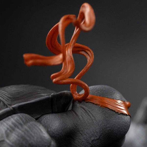 Ninja Turtles-Figur im Maßstab 1:10, Art Scale, Michelangelo-Schwarz-Weiß-Variante, 26 cm