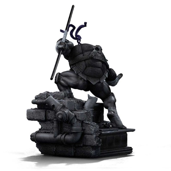 Ninja Turtles-Figur 1/10 Art Scale Donatello Schwarz-Weiß-Variante 26 cm