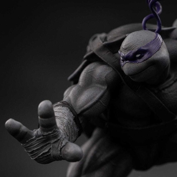 Ninja Turtles-Figur 1/10 Art Scale Donatello Schwarz-Weiß-Variante 26 cm
