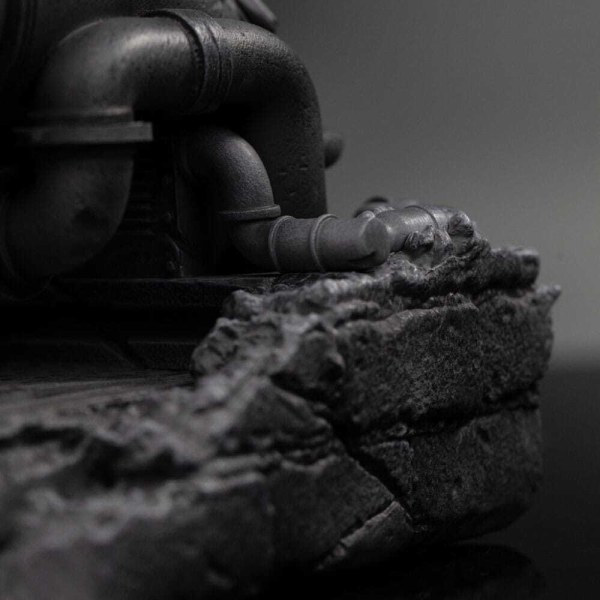 Ninja Turtles-Figur 1/10 Art Scale Leonardo Schwarz-Weiß-Variante 26 cm