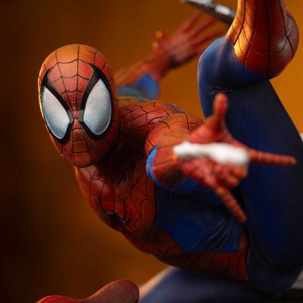 Spider-Man-Statue im Maßstab 1:10, Art Scale, Spider-Man 10-jähriges Jubiläum, 29 cm