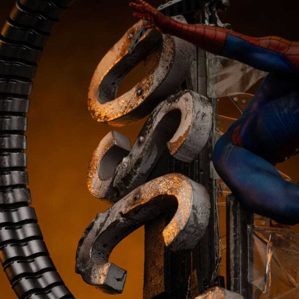 Spider-Man-Statue im Maßstab 1:10, Art Scale, Spider-Man 10-jähriges Jubiläum, 29 cm