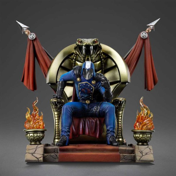 GI Joe-Statue im Maßstab 1:10, Art Scale, Cobra Commander, 25 cm