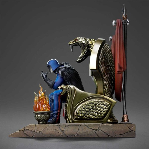 GI Joe-Statue im Maßstab 1:10, Art Scale, Cobra Commander, 25 cm
