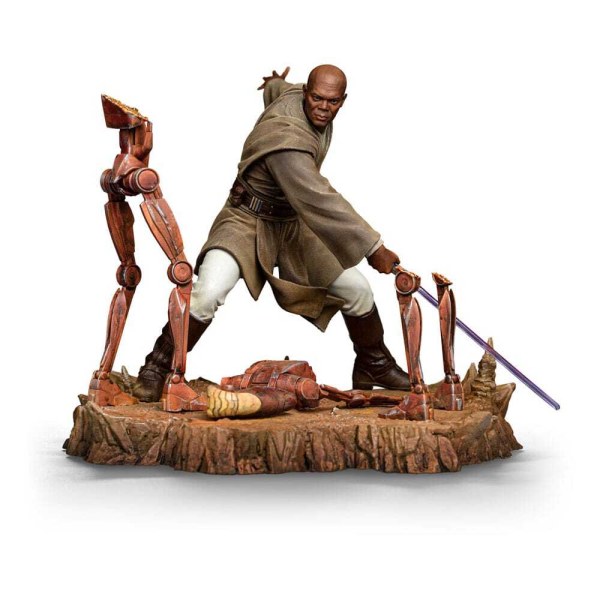 Star Wars Statue im Maßstab 1:10 ( Art Scale) Mace Windu, 18 cm