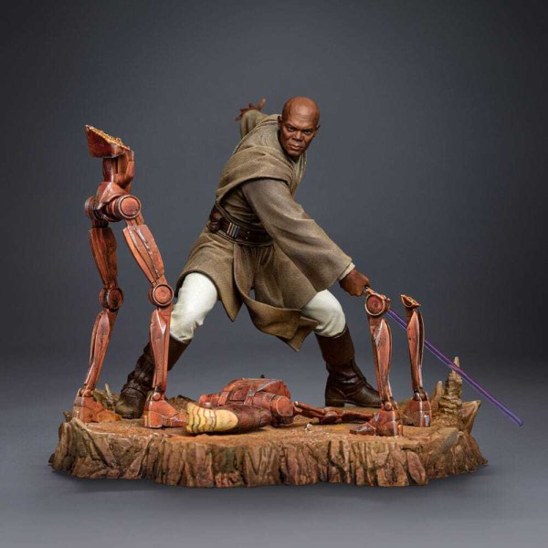 Star Wars Statue im Maßstab 1:10 ( Art Scale) Mace Windu, 18 cm