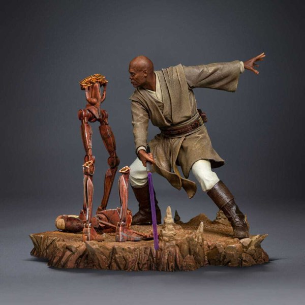 Star Wars Statue im Maßstab 1:10 ( Art Scale) Mace Windu, 18 cm