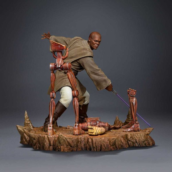 Star Wars Statue im Maßstab 1:10 ( Art Scale) Mace Windu, 18 cm