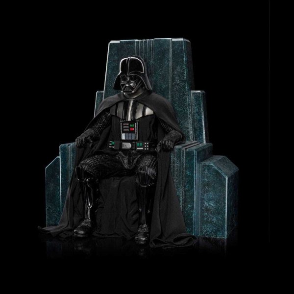 Star Wars Statue im Art Scale 1:10, Darth Vader auf dem Thron, 18 cm