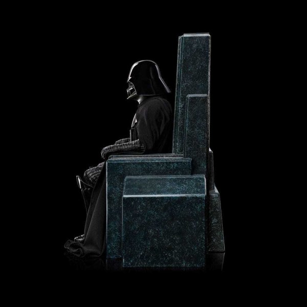 Star Wars Statue im Art Scale 1:10, Darth Vader auf dem Thron, 18 cm