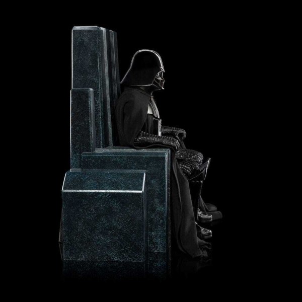 Star Wars Statue im Art Scale 1:10, Darth Vader auf dem Thron, 18 cm
