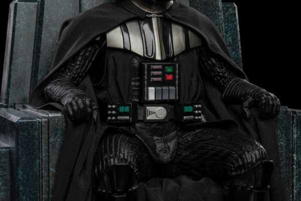 Star Wars Statue im Art Scale 1:10, Darth Vader auf dem Thron, 18 cm