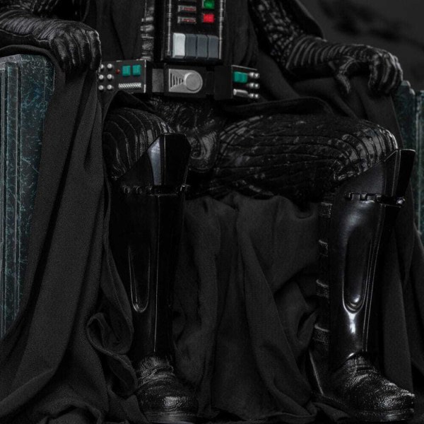 Star Wars Statue im Art Scale 1:10, Darth Vader auf dem Thron, 18 cm
