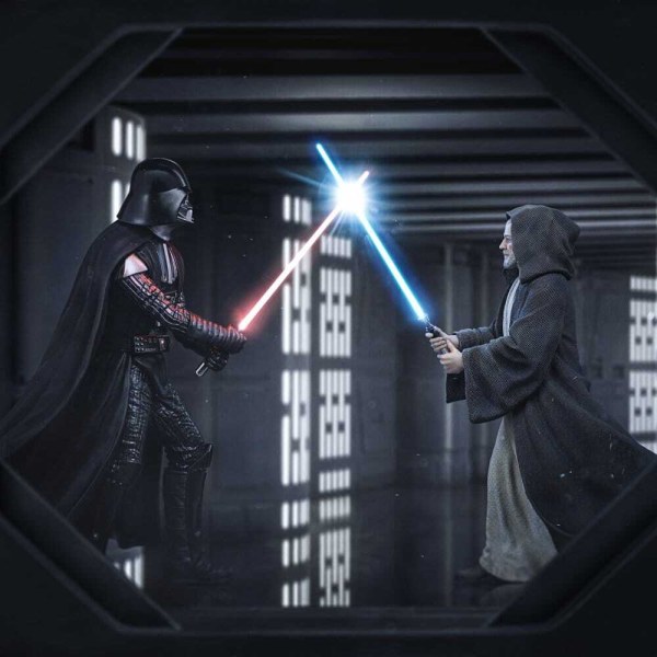 Star Wars Statuette 1/10 Art Scale Deluxe Darth Vader Vs Obi-Wan Kenobi (CCXP Exclusive 2025) 24 cm