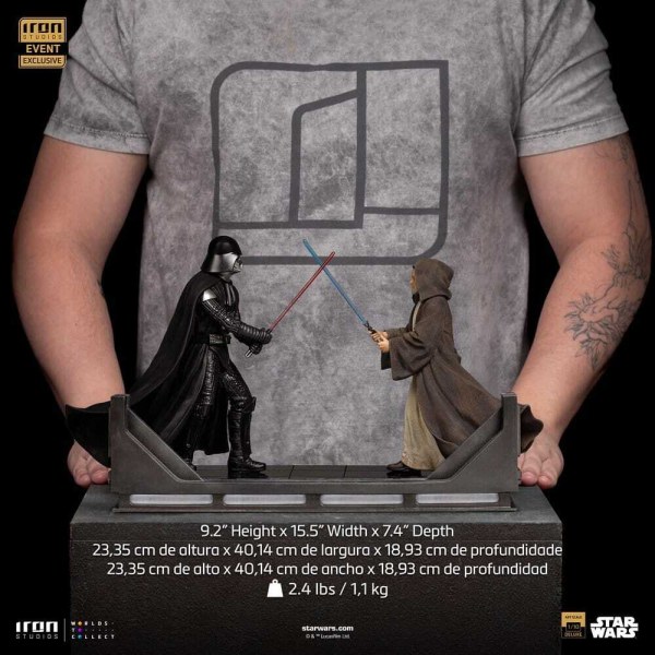 Star Wars Statuette 1/10 Art Scale Deluxe Darth Vader Vs Obi-Wan Kenobi (CCXP Exclusive 2025) 24 cm