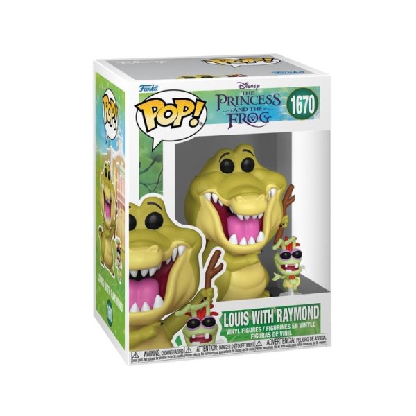 FUNKO POP! 1670 Louis und Raymond – Disney Die Prinzessin und der Frosch