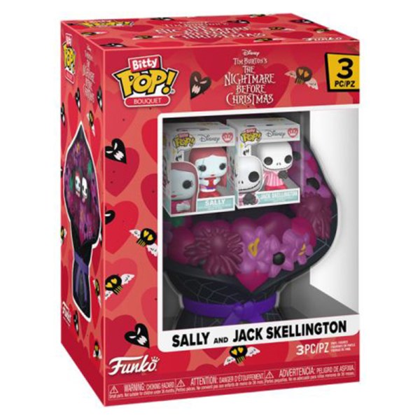 Bitty Pop Valentinsstrauß Jack & Sally - Disney Nightmare Before Christmas