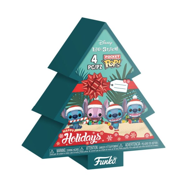 Pocket Pop Stitch-4er-Packung Weihnachten -Box - Disney Lilo & Stitch