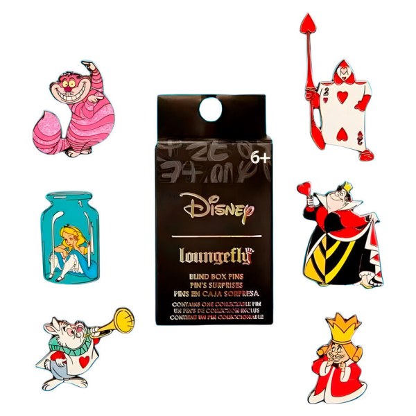 ALICE IM WUNDERLAND ÜBERRASCHUNGSBOX-ANHÄNGER - DISNEY LOUNGEFLY