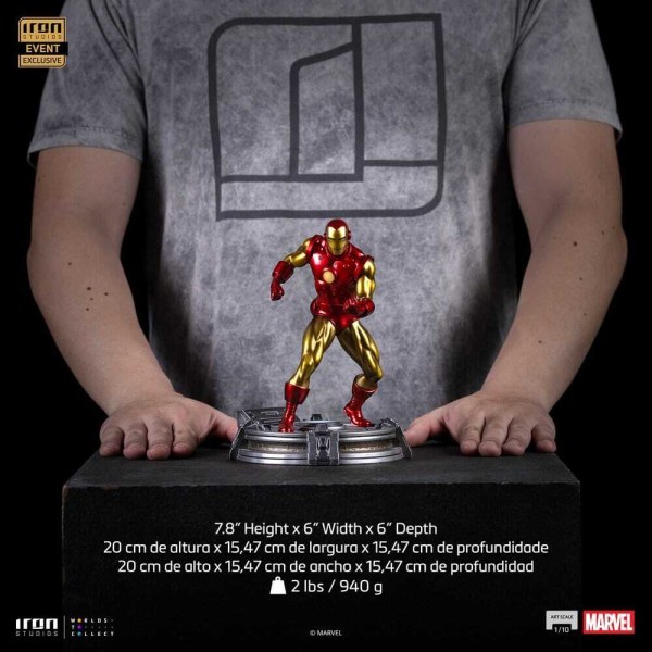 Art Scale Iron Man 20 cm – Iron Studios Marvel