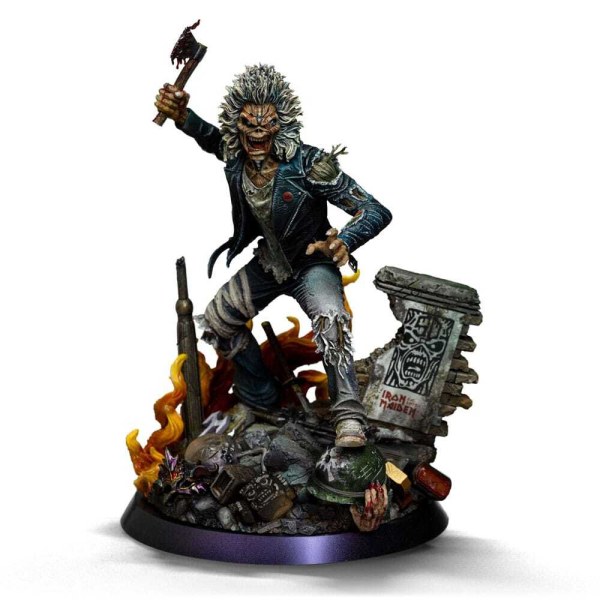 Art Scale Eddie 22 cm – Iron Studios Iron Maiden 50-jähriges Jubiläum