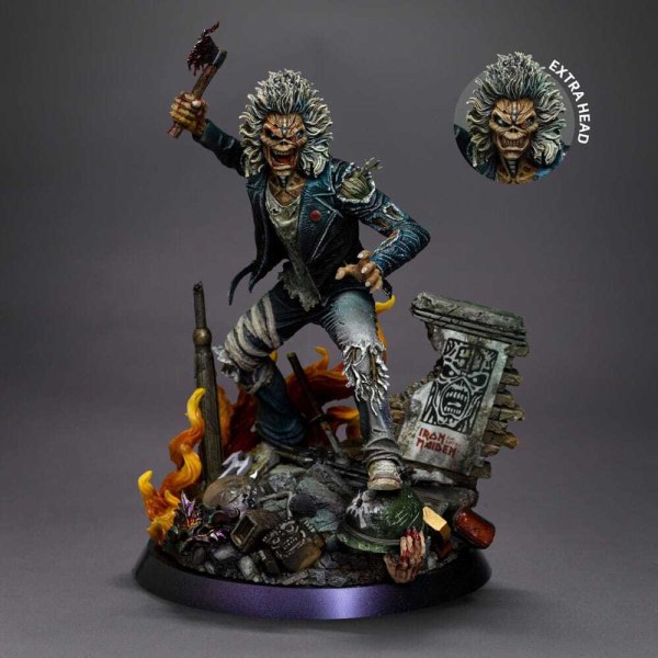 Art Scale Eddie 22 cm – Iron Studios Iron Maiden 50-jähriges Jubiläum