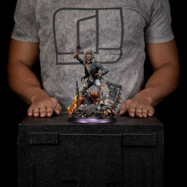 Art Scale Eddie 22 cm – Iron Studios Iron Maiden 50-jähriges Jubiläum
