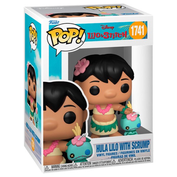 FUNKO POP! 1741 Hula Lilo mit Scrump - Disney Lilo & Stitch