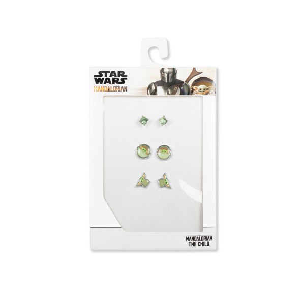 Set mit 3 Paar Baby Yoda Star Wars Ohrringen
