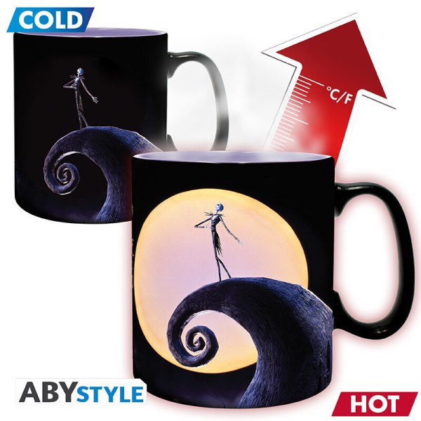 JACK & MOND TASSE MIT WÄRMEWECHSEL - DISNEY NIGHTMARE BEFORE CHRISTMAS