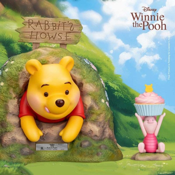 Disney Master Craft Winnie Puuh & Ferkel Figur, 33 cm