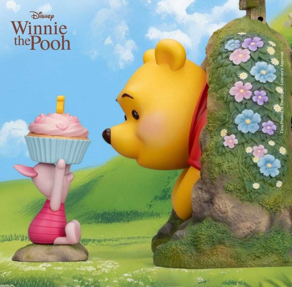 Disney Master Craft Winnie Puuh & Ferkel Figur, 33 cm