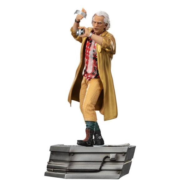 Zurück in die Zukunft Teil II 1/10 Art Scale Doc Brown Statue 25 cm