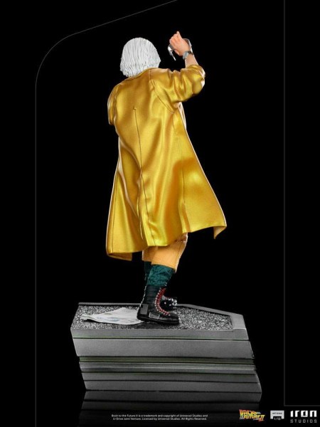 Zurück in die Zukunft Teil II 1/10 Art Scale Doc Brown Statue 25 cm